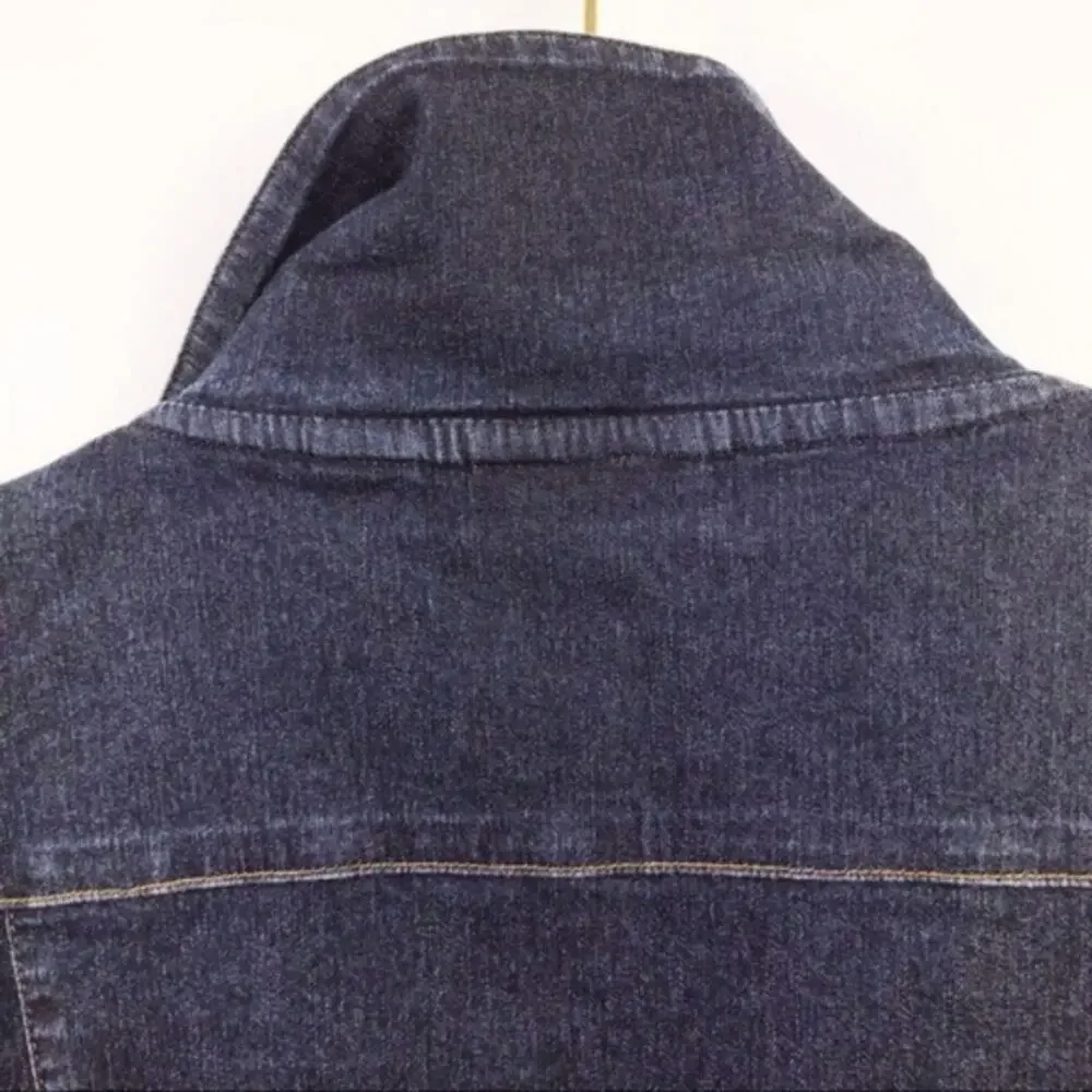 Halogen Blue Denim Jean Jacket - Picture 7 of 7